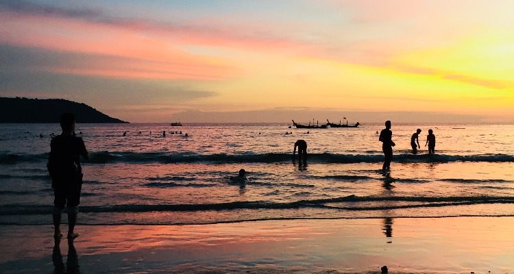sunset in Phuket
