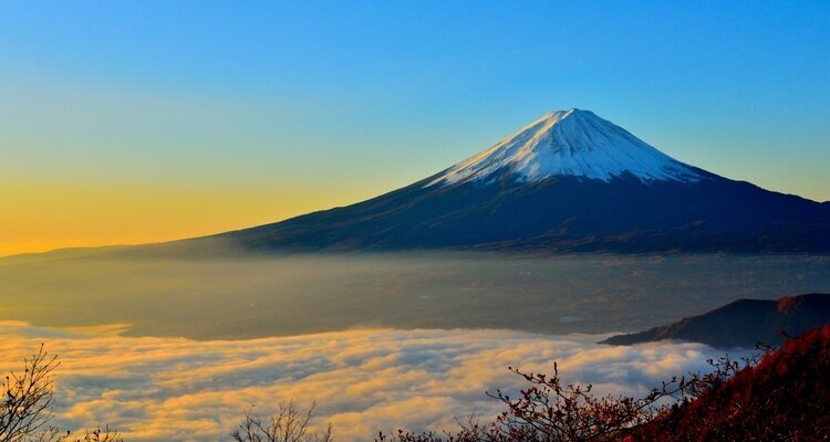 Mount Fuji in early morning