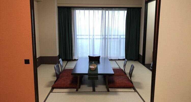 The hotel we stayed at in Hakone Yumoto