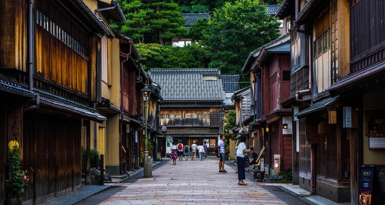 Higashi Chaya District in Kanazawa