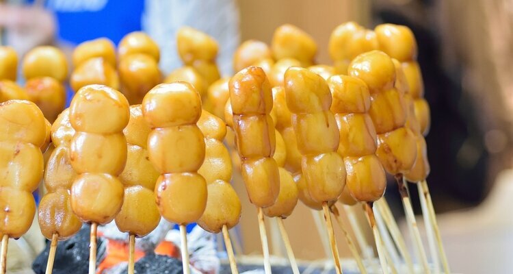 Street Food Dango (rice dumpling)