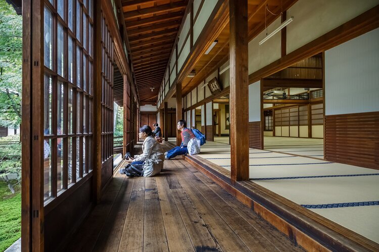 Zen garden in Kennin-ji Temple