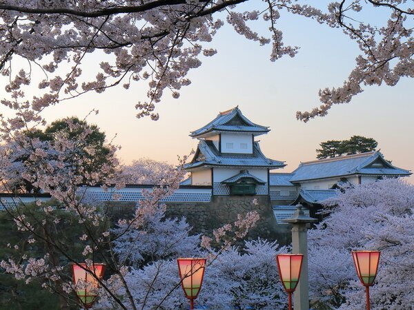 The Kanazawa Castle Park in Spring
