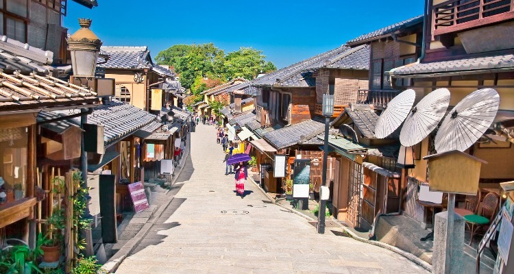 Gion district in Kyoto