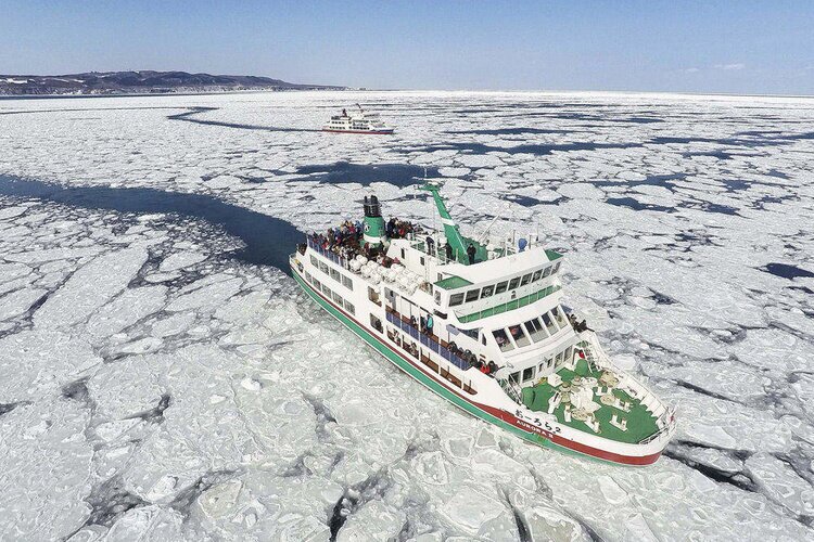 Ride an icebreaker in Abashiri