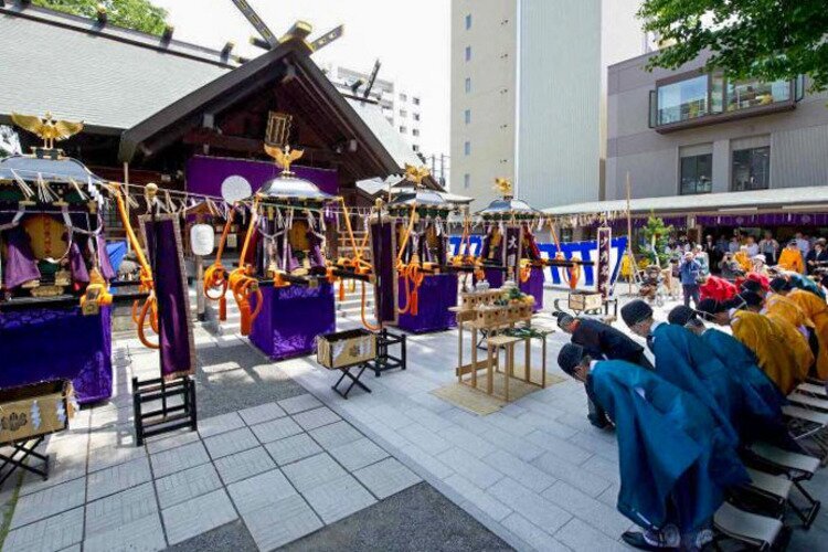 A traditional festival in Sapporo