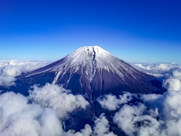 Helicopter ride to Mt. Fuji