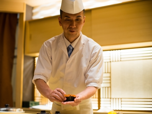 Sushi master chef
