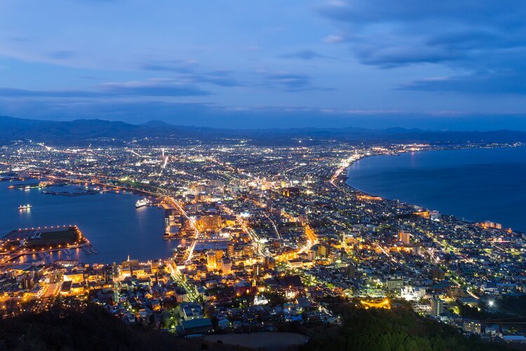 Hakodate's night view
