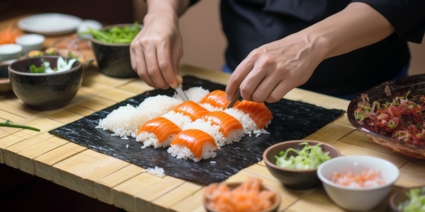 Sushi making