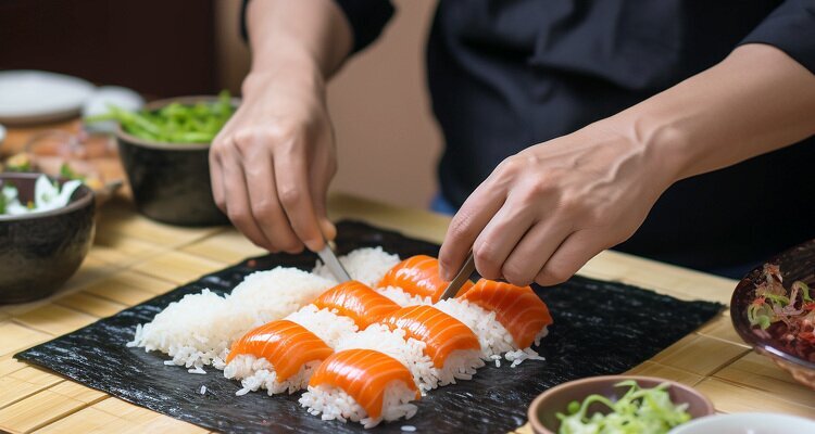 Sushi making
