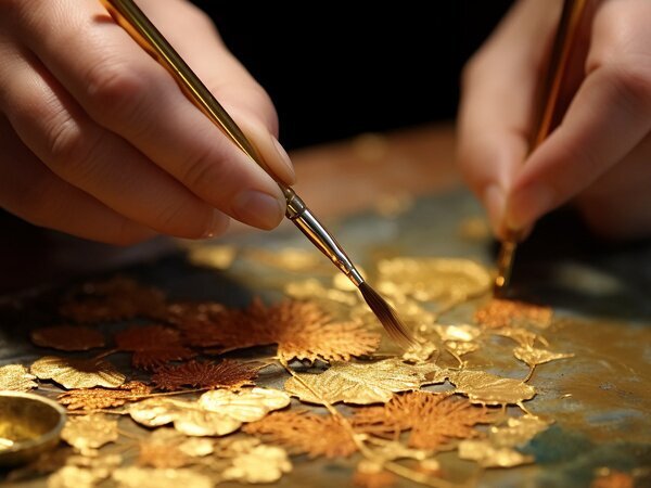 Gold-leaf craft