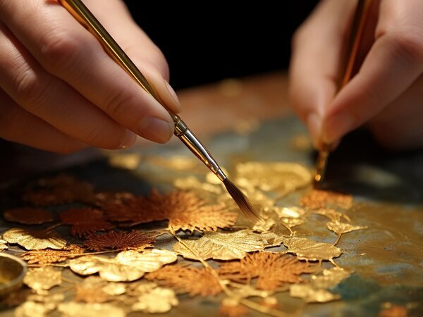 Gold-leafing experience
