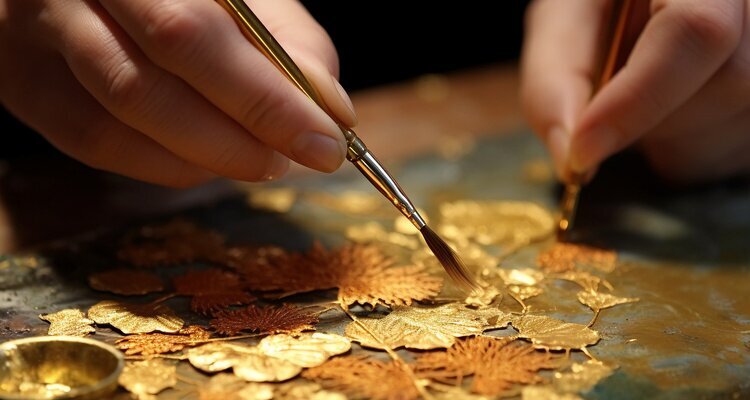 Gold-leafing Experience