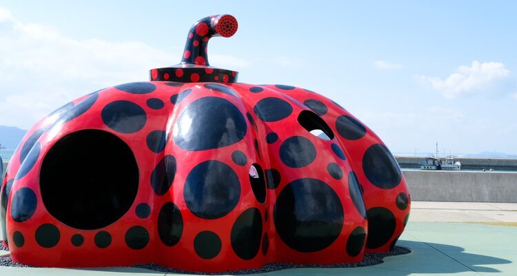 Red Pumpkin (by Yayoi Kusama)