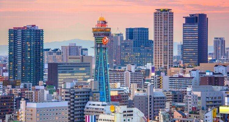 Admire the Tsutenkaku Tower in Shinsekai