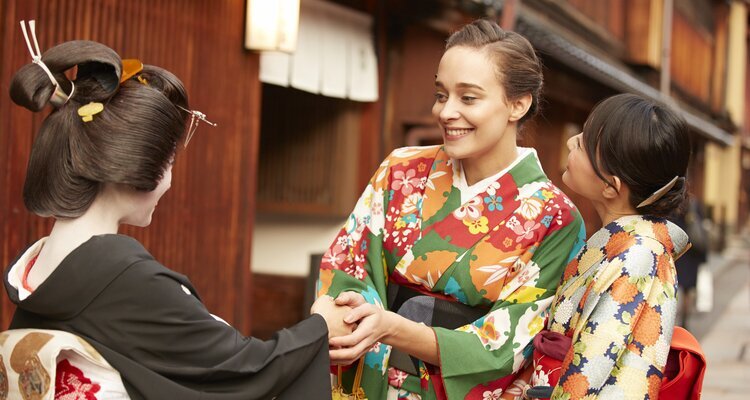 Authentische Geisha im Gion-Viertel treffen