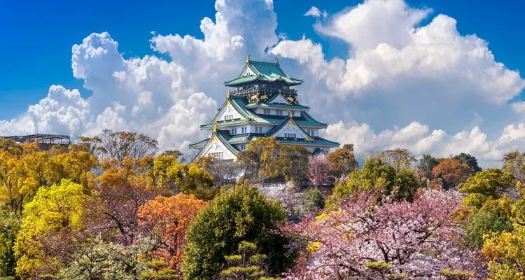 Osaka Castle in Spring