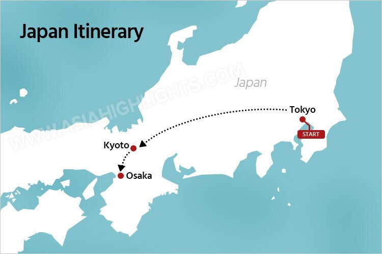 1-Week itinerary in Japan