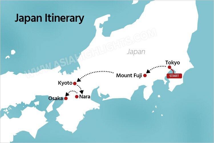 A classic Japan itinerary