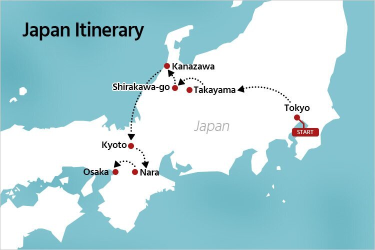 12 day itinerary