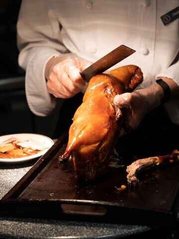 Savor the exquisite flavors of Beijing roast duck