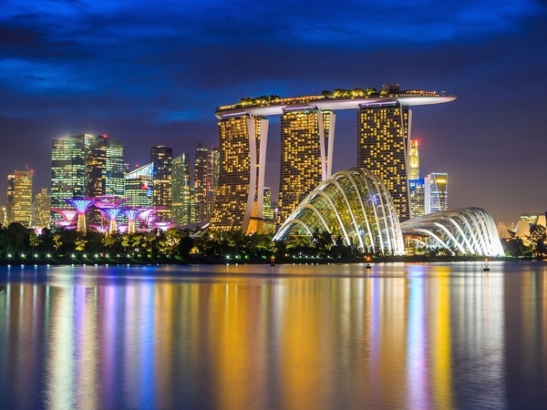 Nightscape in Singapore