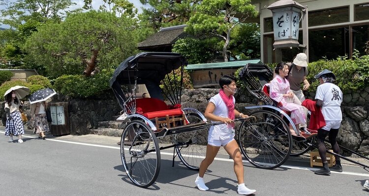 Rickshaw in Arashiyama