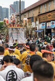 Tsukiji Market, festival ceremony in June