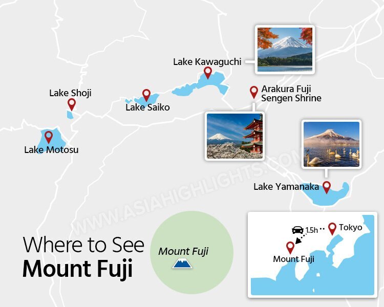 Where to see Mount Fuji
