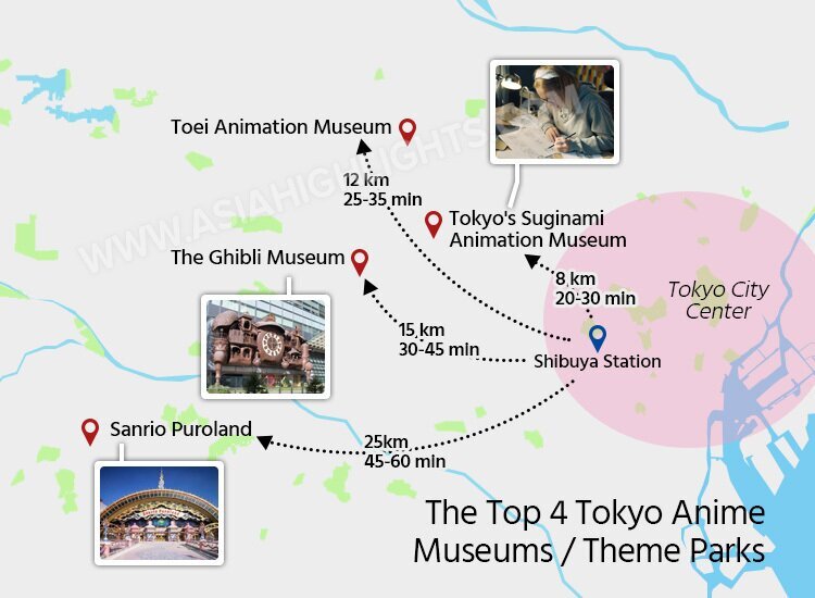 Anime Museums or Theme Parks