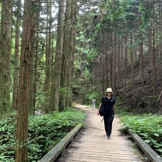 Hiking from Magome to Tsumago