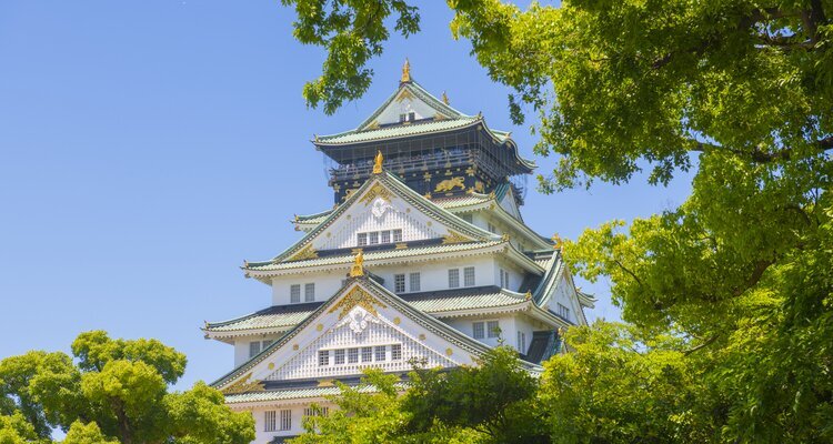 Osaka Castle in Summer