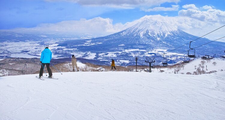 Skiing in Hokkaido