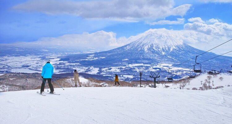 Skifahren in Niseko, Hokkaido