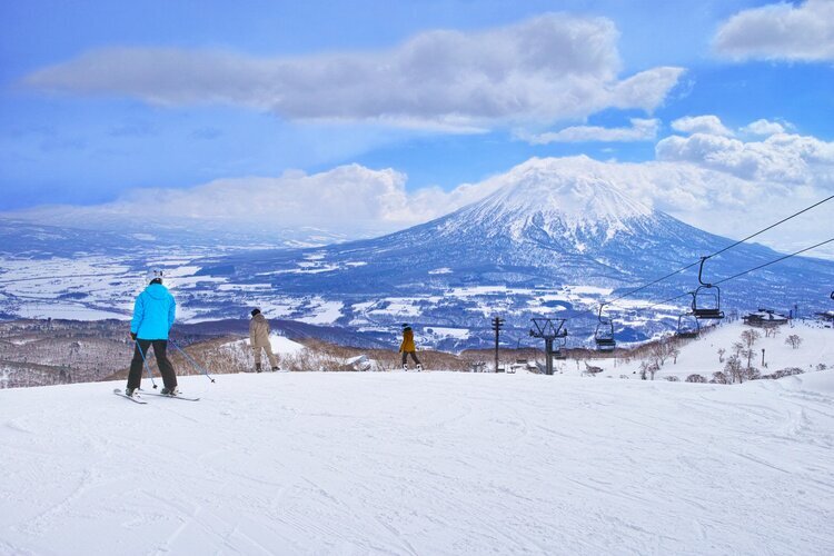 Skiing in Hokkaido