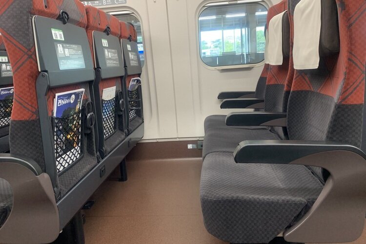 Shinkansen seats