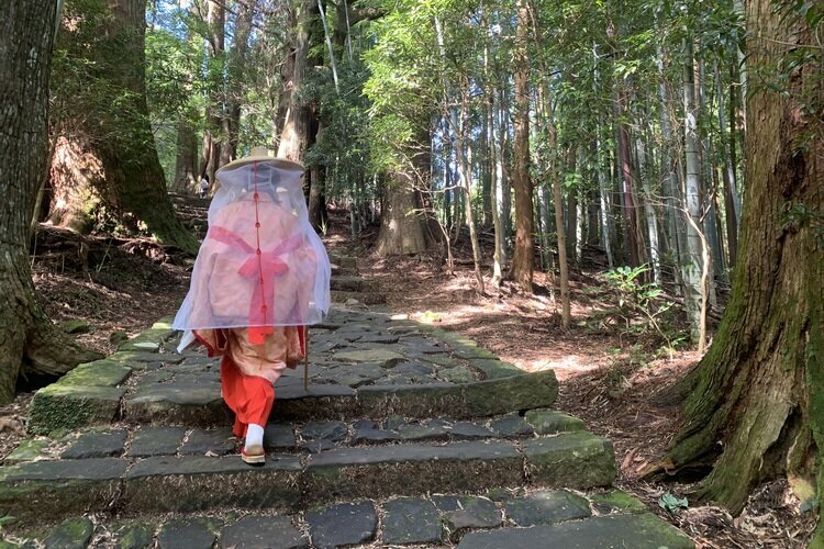 Hiking in Kumano kodo