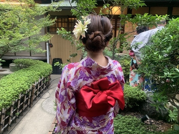 Japanese kimono outfit