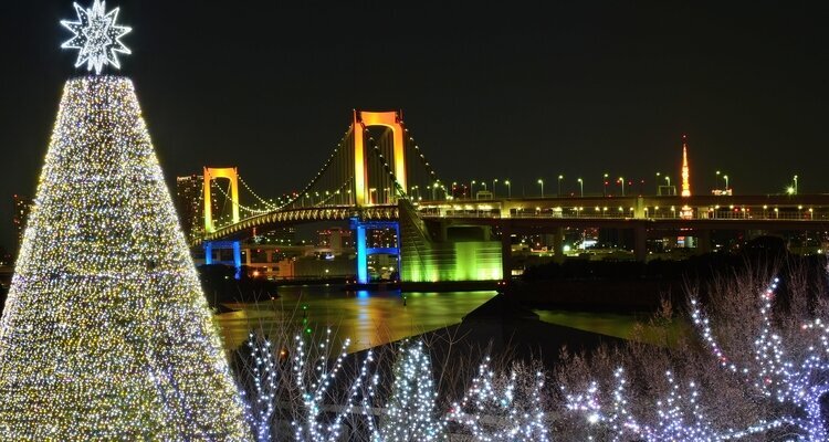 Christmas lighting in Tokyo