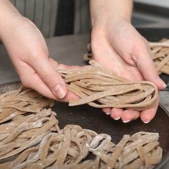 Soba Noodles Making