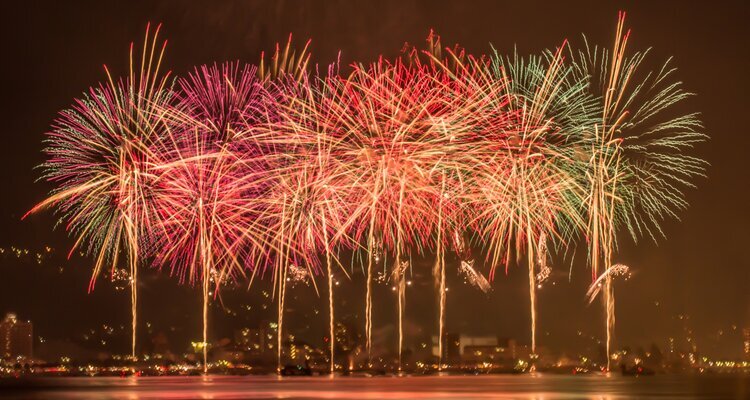 Lake Suwa Fireworks