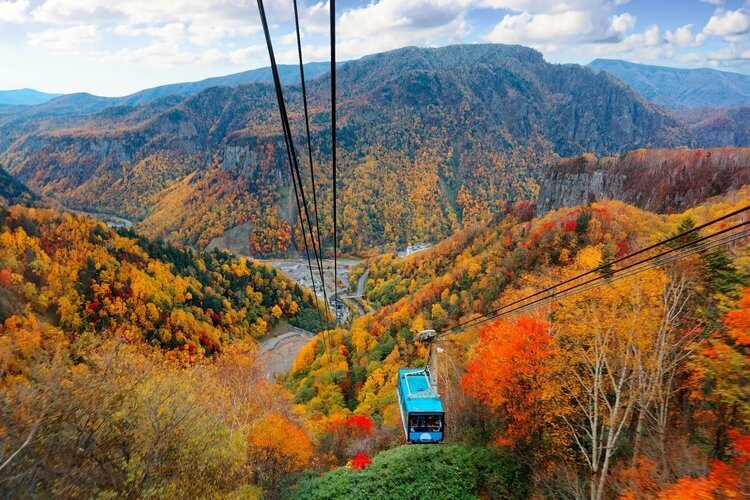 Autumn colors in Daisetsuzan National Park