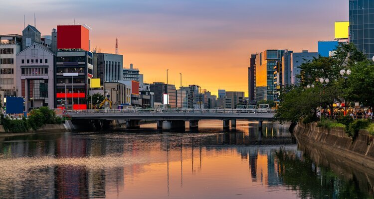 Staying in Fukuoka is relaxing