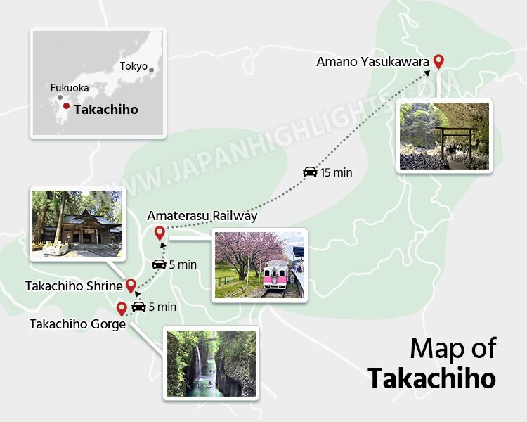 Map of Takachiho
