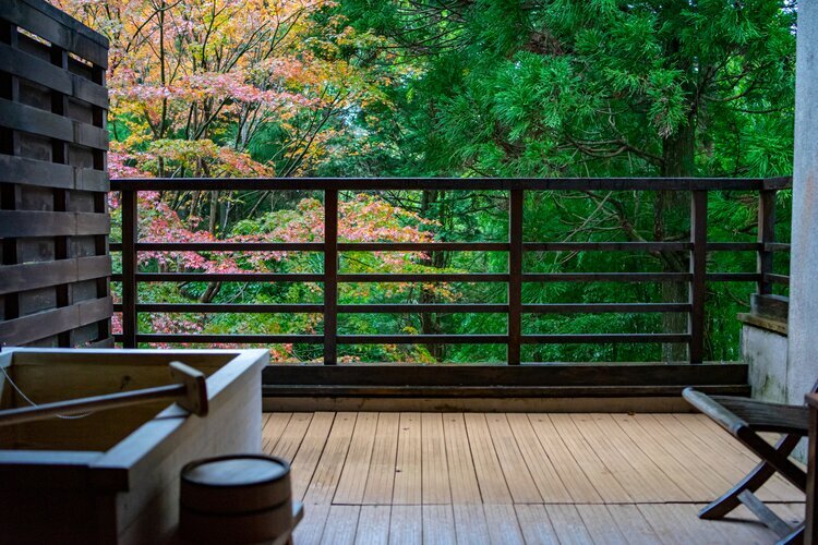 A  hotel in Gora with a private onsen