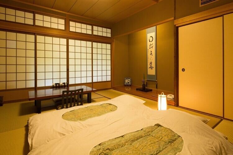 A traditional ryokan in Yufuin