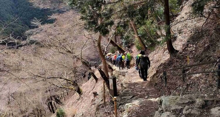 The mountain paths in the inner section