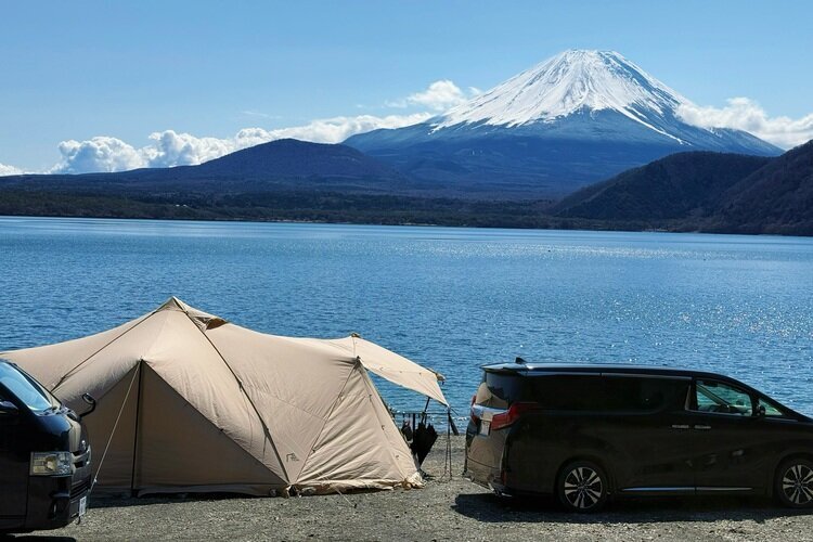 Camping at Lake Shoji
