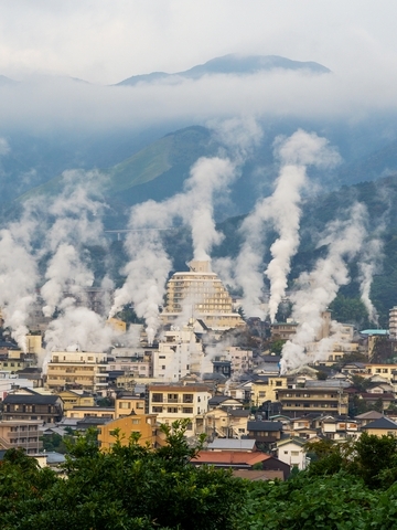 Beppu's unique Hot springs